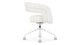Chloe - Chloe - Chloe Desk Chair, Pearl Boucle - Image 3