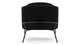 Aben - Aben - Aben Lounge Chair, Black Plush Velvet - Image 4