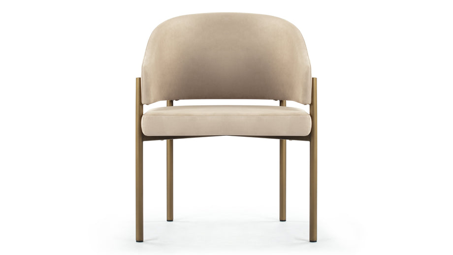 EsmeLatte Vegan Suede and Brushed Brass