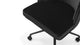 Aben - Aben - Aben Desk Chair, Black Plush Velvet - Image 5