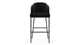 Aben - Aben - Aben Bar Stool, Black Plush Velvet - Image 1