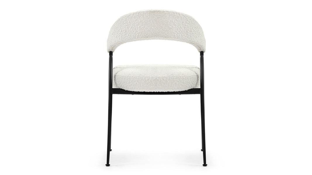 AstraAstra - Astra Dining Chair, Pearl Boucle