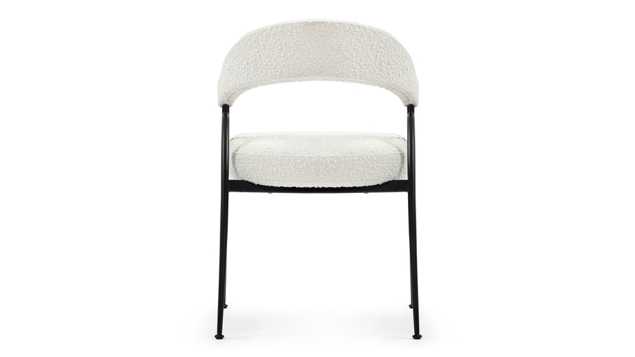 AstraAstra - Astra Dining Chair, Pearl Boucle