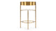 Demi - Demi - Demi Bar Stool, Oatmeal Brushed Weave and Brass - Image 4