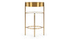 Demi - Demi - Demi Bar Stool, Oatmeal Brushed Weave and Brass - Image 4