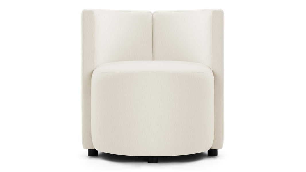 MaraMara - Mara Lounge Chair, Oatmeal Brushed Weave