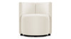 Mara - Mara - Mara Lounge Chair, Oatmeal Brushed Weave - Image 1