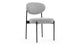 Nyx - Nyx - Nyx Dining Chair, Mid Gray Brushed Weave - Image 2