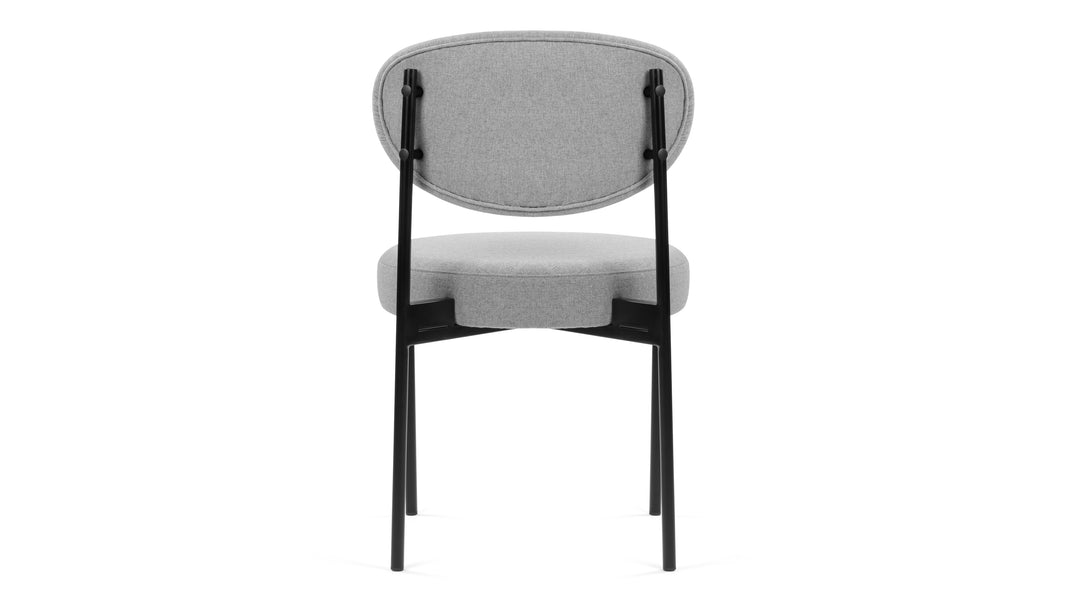 NyxNyx - Nyx Dining Chair, Mid Gray Brushed Weave