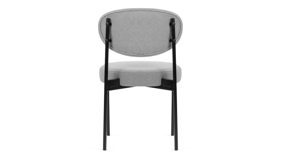 NyxNyx - Nyx Dining Chair, Mid Gray Brushed Weave