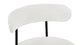 Mila - Mila - Mila Dining Chair, Pearl Boucle - Image 5
