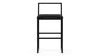 Rens - Rens - Rens Counter Stool, Black Plush Velvet - Image 1
