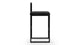 Rens - Rens - Rens Counter Stool, Black Plush Velvet - Image 3