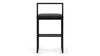Rens - Rens - Rens Counter Stool, Black Plush Velvet - Image 4