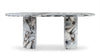 Dante - Dante - Dante Dining Table, Modellato Marble, 77in - Image 1
