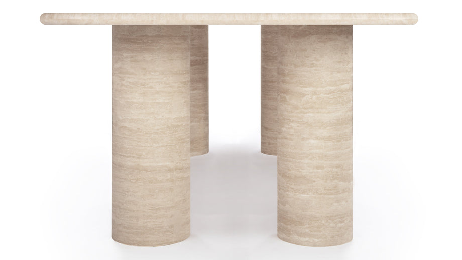 CatoCato - Cato Dining Table, Travertine