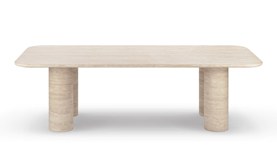 CatoCato - Cato Dining Table, Travertine