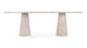 Astora - Astora - Astora Oval Dining Table, White Travertine - Image 3