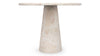 Astora - Astora - Astora Oval Dining Table, White Travertine - Image 4