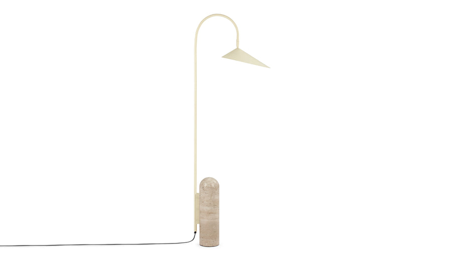 ArumArum - Arum Floor Lamp, Beige and Travertine