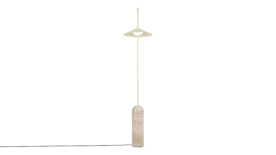 ArumArum - Arum Floor Lamp, Beige and Travertine