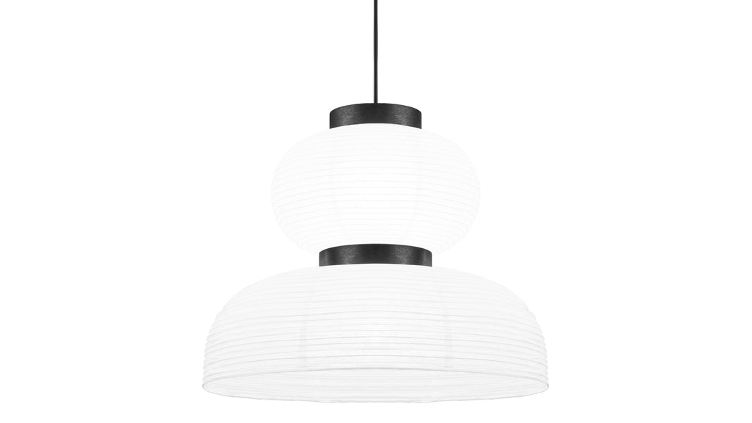 AkioAkio - Akio Cloche Paper Pendant Light, White