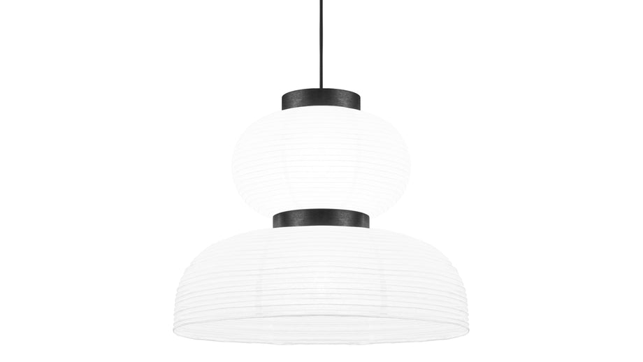 AkioAkio - Akio Cloche Paper Pendant Light, White