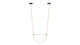 Orielle - Orielle - Orielle Suspension Light, Small, Tan and Brass - Image 4