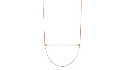 Orielle - Orielle - Orielle Suspension Light, Medium, Tan and Brass - Image 1