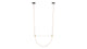 Orielle - Orielle - Orielle Suspension Light, Medium, Tan and Brass - Image 6
