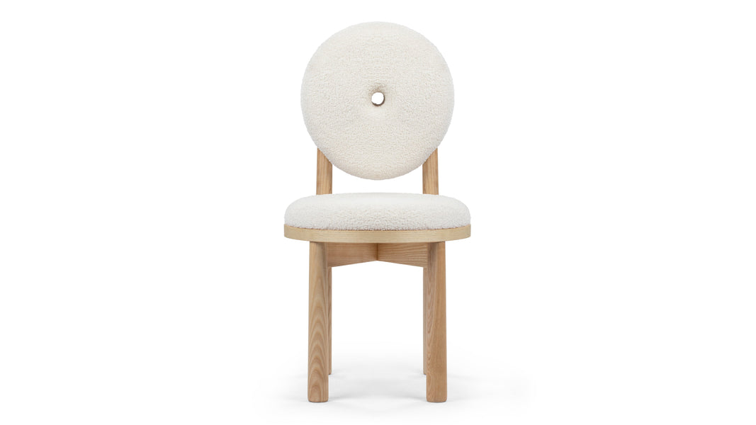 HannaHanna - Hanna Dining Chair, Pearl Boucle