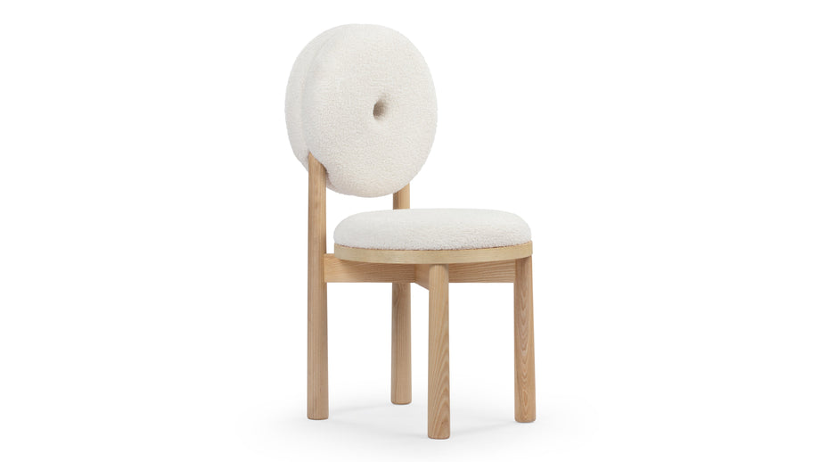 HannaHanna - Hanna Dining Chair, Pearl Boucle