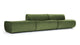 Leo - Leo - Leo Open End Sofa, Left, Lichen Plush Velvet - Image 2