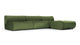Leo - Leo - Leo Sectional, Right Chaise, Lichen Plush Velvet - Image 2