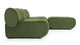 Leo - Leo - Leo Sectional, Right Chaise, Lichen Plush Velvet - Image 3