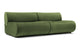 Leo - Leo - Leo Two Seater Sofa, Lichen Plush Velvet - Image 2