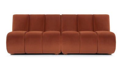 River - Russet Plush Velvet - Image 1