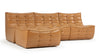Tyge - Tyge - Tyge Sectional, Left Chaise, Bourbon Vegan Leather - Image 2
