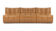 Tyge - Tyge - Tyge Three Seater Sofa, Bourbon Vegan Leather - Image 1