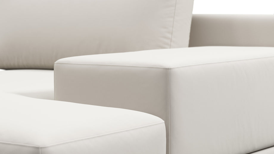 AlessioAlessio - Alessio Outdoor Module, Right Arm Chaise, Shell Performance Weave