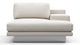 Alessio - Alessio - Alessio Outdoor Module, Right Arm Chaise, Shell Performance Weave - Image 1