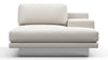 Alessio - Alessio - Alessio Outdoor Module, Right Arm Chaise, Shell Performance Weave - Image 1