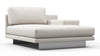 Alessio - Alessio - Alessio Outdoor Module, Right Arm Chaise, Shell Performance Weave - Image 2