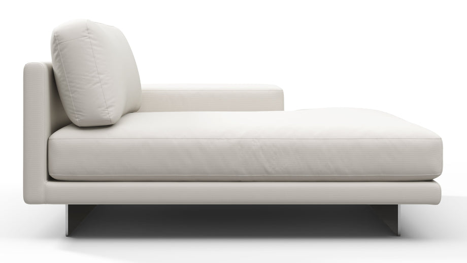 AlessioAlessio - Alessio Outdoor Module, Right Arm Chaise, Shell Performance Weave