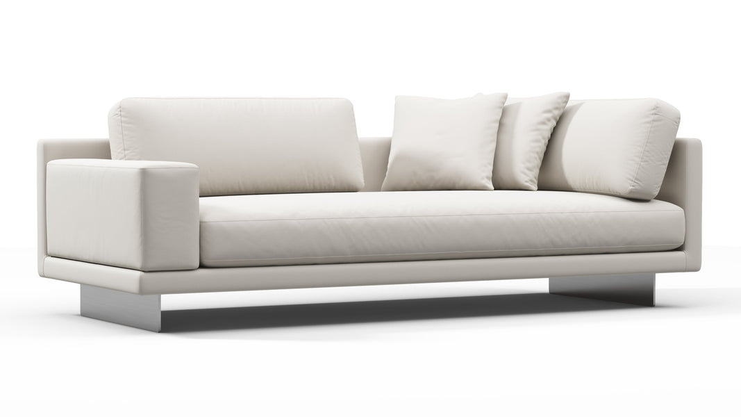 AlessioAlessio - Alessio Outdoor Module, Three Seater Sofa, Left Arm, Shell Performance Weave