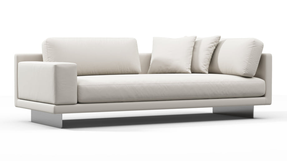AlessioAlessio - Alessio Outdoor Module, Three Seater Sofa, Left Arm, Shell Performance Weave