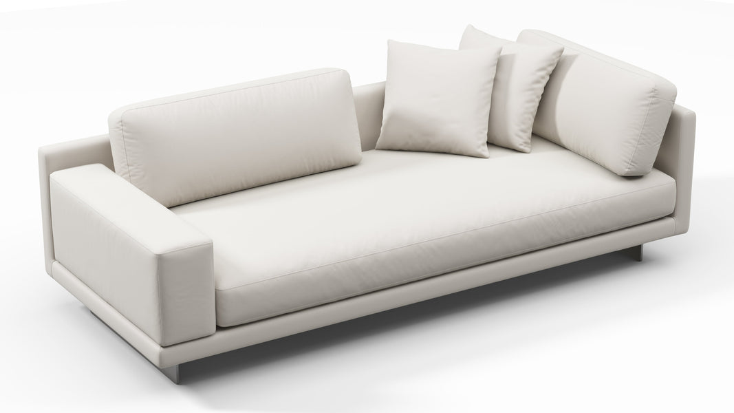 AlessioAlessio - Alessio Outdoor Module, Three Seater Sofa, Left Arm, Shell Performance Weave