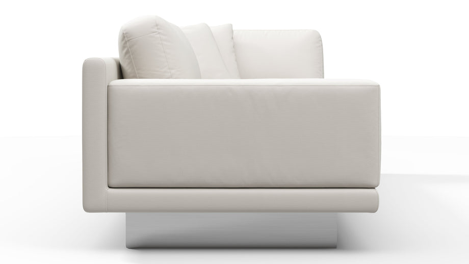 AlessioAlessio - Alessio Outdoor Module, Three Seater Sofa, Left Arm, Shell Performance Weave