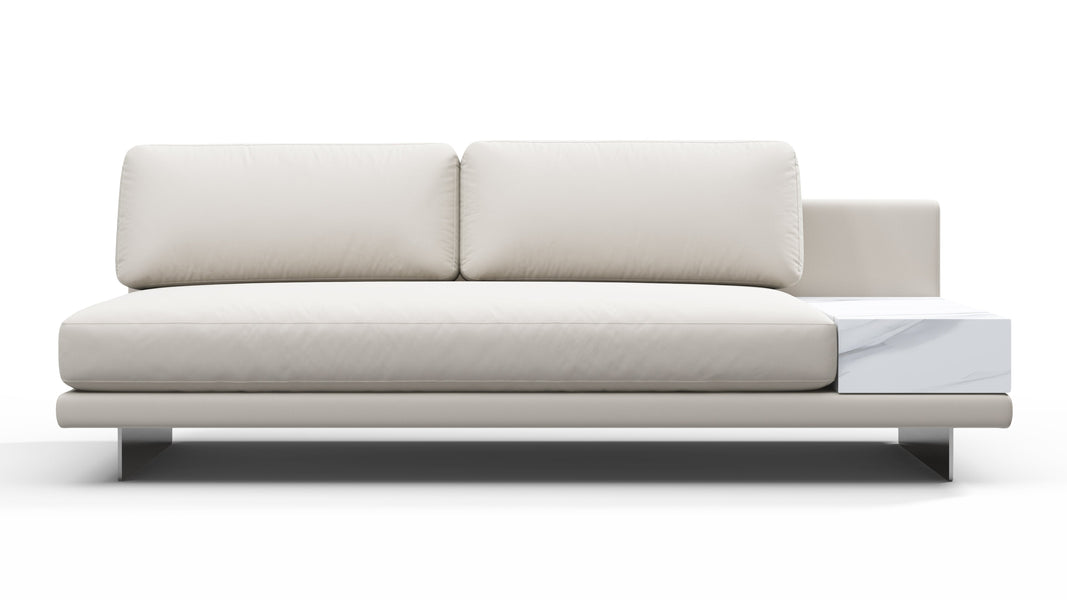 AlessioAlessio - Alessio Outdoor Module, Armless Two Seater, Right, Shell Performance Weave