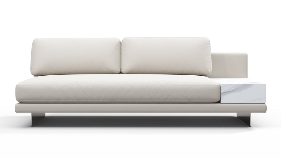 AlessioAlessio - Alessio Outdoor Module, Armless Two Seater, Right, Shell Performance Weave
